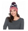 Zeagoo Winter Vintage Stripe American in Women's Skullies & Beanies