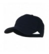 Superior Cotton Twill Low Profile Strap Cap - Navy Blue - CZ11918E1QD