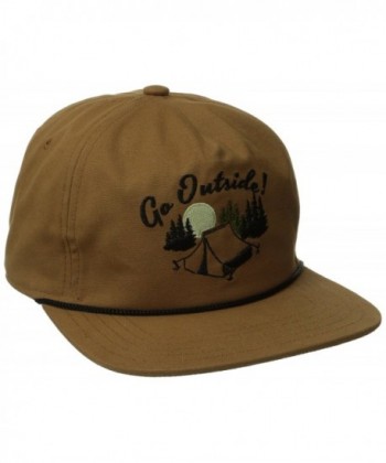 Coal Men's Great Outdoors Cap - Light Brown/Camping - CB11PKOTGG7