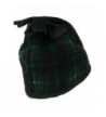 Plaid Design Winter Fleece Hat - Dark Green W15S39A - CV1108HRAWR