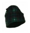 Plaid Design Winter Fleece Hat