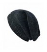 Womens Slouchy Beanie Hats for Women Winter Fall Knit Wool Hat with Glitter Fibre - Black - CW185Y420ZS