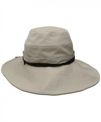 San Diego Hat Company Women's Active Wired Sun Brim Hat with Sweatband - Tan - CN126ATSKNJ