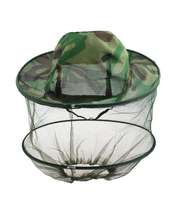 UPLOTER Mesh Face Protector Cap Insect Bee Mosquito Resistance Sun Fish Hat - CJ12K1UXX4Z