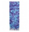 Batik Scarf Teal Dragonflies Purple