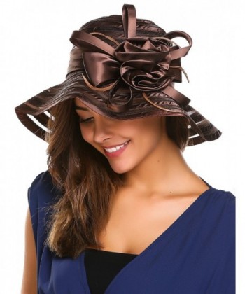 Womens Organza Fascinator British Wedding in Women's Sun Hats