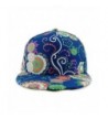 Nanxson(TM) Unisex Flat-brimmed Hip-hop Baseball Hat with Printed Flower MZW0010 - CC11Q71Q8YZ