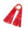 Fashion Gradient Ccolor Sheer Voile Shawl 16050CM Women Scarf for Clothes Decorating - Red - C817AAUIDI3
