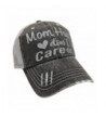 Loaded Lids Women's Mom Hair Don't Care Bling Baseball Cap - Silver - CR1875K53OZ