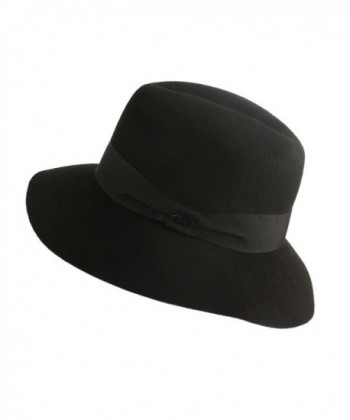 Winter Ribbon Fedora Floppy Hat