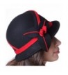 Koola Fedoras Fashion Organza BlackRed in Women's Fedoras