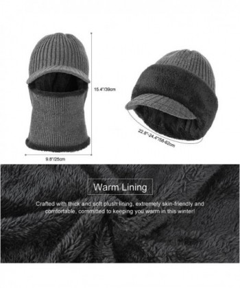 Knitted Dual use Thickened Earmuff Grey With Brim CP186K0LNGE