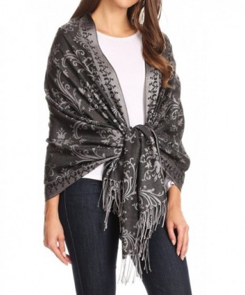 Sakkas 1778 Reversible Brocade Scarf in Fashion Scarves