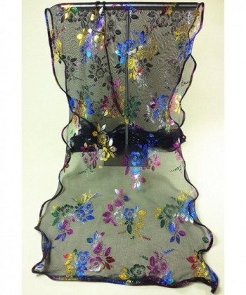 Otamsie Womens Colorful Flower Chiffon