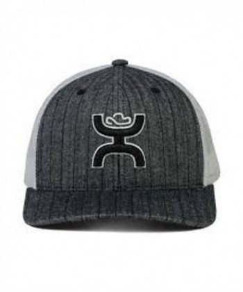 HOOey Rock Snapback Hat - Dark Grey - CZ11AJTH2EF