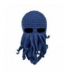 Funny Tentacle Octopus Beanie Crochet - Navy - CW12NRYDHL5