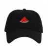 Watermelon Cap Hat Fruit Dad Fashion Baseball Adjustable Style Unconstructed new - Black - CZ183466WKU