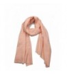 Tudelan Men and Women Classic Cashmere Scarves with Tassels Christmas Red Scarf - Pink - C6188QHZ99M