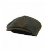 Men's Wool Blend 8 Panel Cap - Brown - CM11GZABPYZ