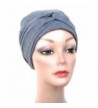 Turban Plus Chemo Head Wrap Scarf for Cancer - 03- Denim Chambray (Cotton) - CK11K4JFFR7