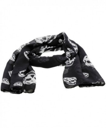 Crossbones Skeleton Halloween Clothing Fashion in Fashion Scarves