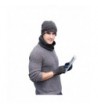 Neonr Winter Knitted Hat Scarf Gloves Three Sets for Men and Women-3 Pieces - Gray - C9185U23E4U