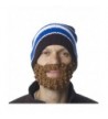 Beard Beanie Original Beard Hat: Olive- Red- or Blue Stripes - Blue - C311PQK0HIL