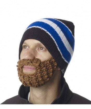 Original Beard Beanie Blue Stripes