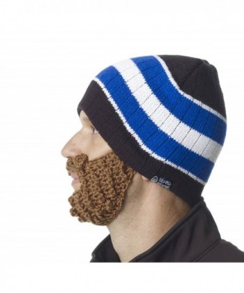 Original Beard Beanie Blue Stripes in Men's Skullies & Beanies