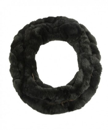 Real Fur Infinity Winter Scarf in Cold Weather Scarves & Wraps