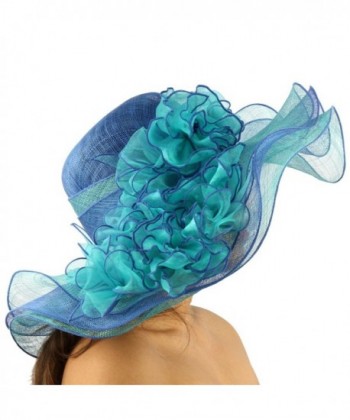 Summer Ruffle Floral Kentucky Hat