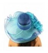 Summer Ruffle Floral Kentucky Hat in Women's Sun Hats