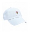 Skyed Apparel Embroidery Adjustable Baseball - White - CS12IVNU22Z