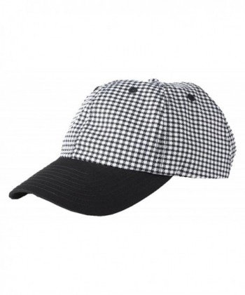 Edwards Garment Adjustable Back Strap Ball Cap - Houndstooth - CH11KC5B4I7