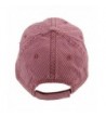 Low Profile Washed Corduroy Cap in Women's Baseball Caps