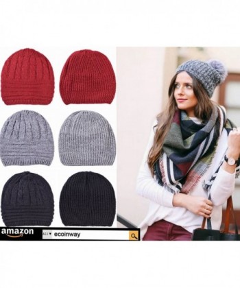 LINKED MODA Knit Beanie Headwear in Women's Skullies & Beanies