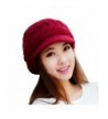 Orangesky Women Skullies Beanies Knitted Hats (Red) - Red - CI1299G1MLX