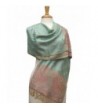 Fashmina Paisey Ring Pashmina Shawl Scarf - Honeydew/Beige - CA1864M2X2S