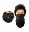 Andyshi Unisex Outdoor Sports Cycling Dustproof & Windproof Warm Half Face Ski Mask - Black - CS11RLDKBOV