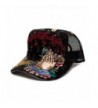 Christian Audigier Faith One-size Unisex-adult Truckers Cap Hat Black/black - CB128C6AAQR