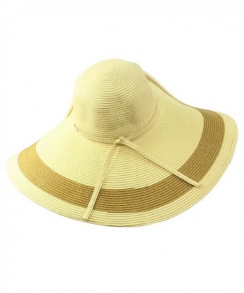 Summer Floppy Wedding Hat Natural in Women's Sun Hats