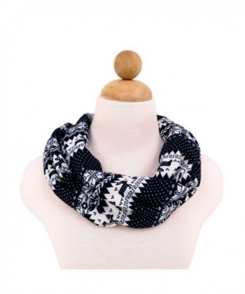 Premium Snowflake Reindeer Design Infinity in Cold Weather Scarves & Wraps