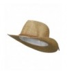 Men's Mix Braid Large Brim Fedora - Tan - CD11WTIYC11