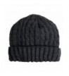 Wonderful Fashion Trendy Winter Warm Soft Beanie Cable Knitted Hat Cap For Women and Men - Charcoal - CR127H066ZF