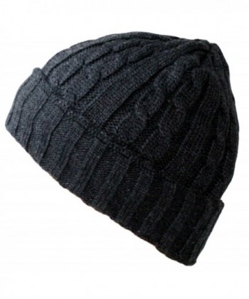 Winter Comfort Knitted Beanie Charcoal
