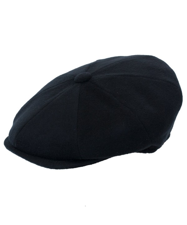 Levine Italian Cashmere 'Classico' 8-Panel newsboy Cap (4 Colors) - Navy - CQ188ZQD294