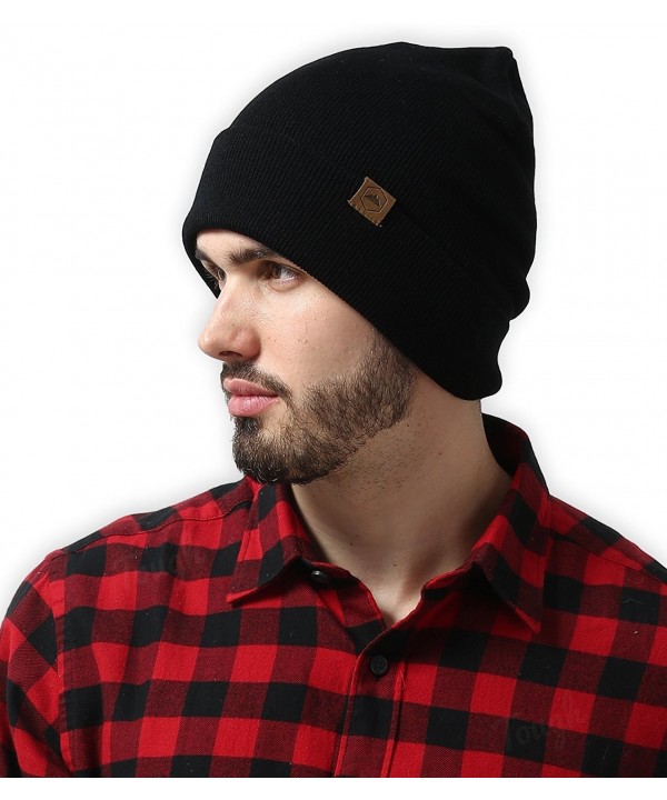 Cuff Beanie Watch Tough Headwear - Black - CJ12MJ4GVJP