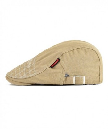 VOBOOM Cotton Adjustable newsboy Cabbie in Men's Newsboy Caps