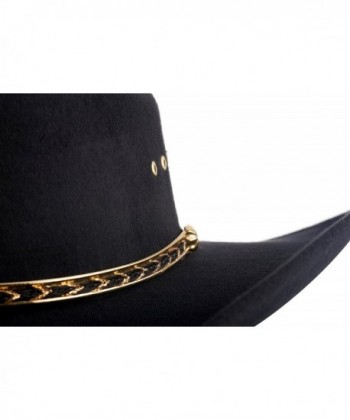 Faux Western Cowboy Elastic Band Black S