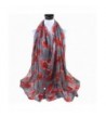 DDLBiz Poppy Print Scarf Flower